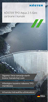 KÖSTER TPO Aqua 2.5 Geo za brane i kanale